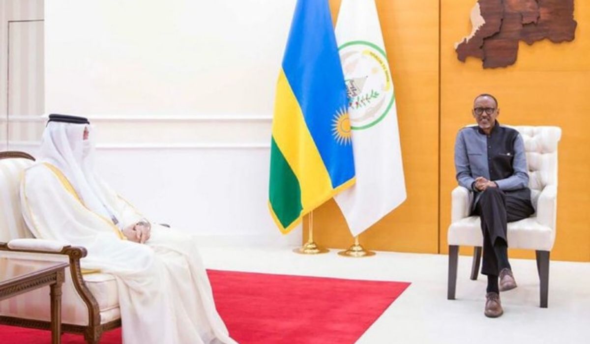President of Rwanda meets Qatar Envoy